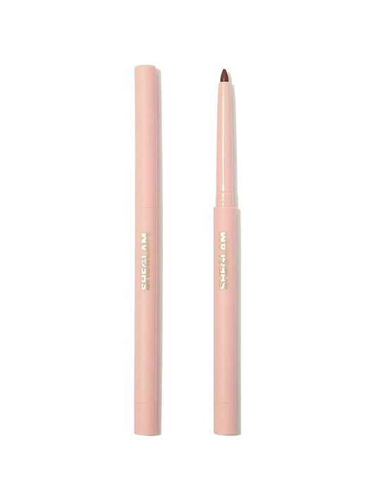 SHEGLAM Lip Liner Creamy Matte Pencil High Pigment Not Easy to Fade Silky Smooth Matte Contour Tint Lip Makeup-But First,Coffee