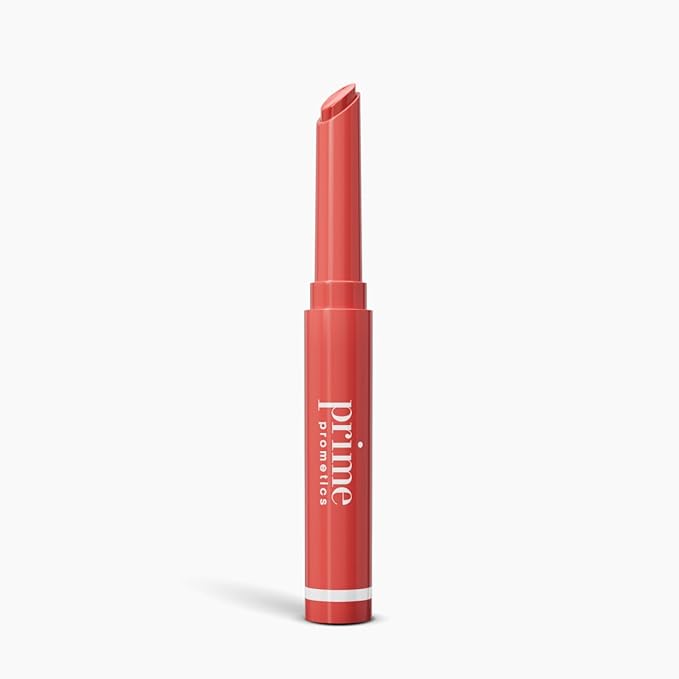 Prime Prometics PrimeLip Plumping Lip Balm for Mature Women – 3-in-1 Lipstick, Gloss & Balm – Non-Stinging Lip Plumper – Smooths Lip Lines, Lightweight, Buildable Color (Silky Rose)