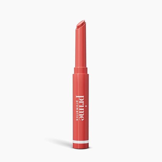 Prime Prometics PrimeLip Plumping Lip Balm for Mature Women – 3-in-1 Lipstick, Gloss & Balm – Non-Stinging Lip Plumper – Smooths Lip Lines, Lightweight, Buildable Color (Silky Rose)