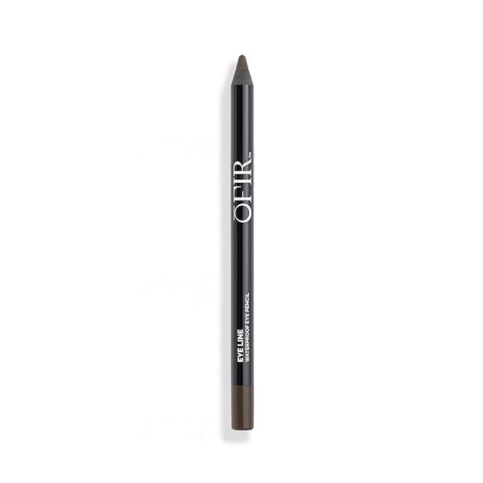 OFIR Waterproof Eye Pencil | Vegan, Cruelty-Free & Smudge-Proof | Creamy Gel Formula for Smooth Application | Long-Lasting, Full-Coverage, Precise Eyeliner Pencil (Rich Brown - Warm Brown)