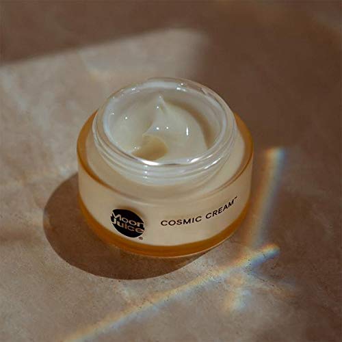 Moon Juice Cosmic Cream Vegan Collagen Protecting Moisturizer - Adaptogenic Dewy Face Lotion with Ashwagandha, Emollient Fatty Acids & Mushroom - Clean, Cruelty-Free & Sustainably-Sourced (1.7oz)
