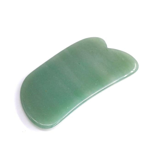 Facial Gua Sha Tool for Chin Massage Tool Natural Jade Stone Gua Sha Board for Face SPA Acupuncture Therapy Trigger Point Treatment