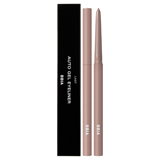 BBIA Last Auto Gel Eyeliner 17 Color – Multi-Use Longwear & Waterproof Mechanical Eye Liner Easy Drawing with Smooth Texture Smudge-Resistant Shadow & Glitter Vegan Korea Eye Makeup (14 ALMOND BEIGE)