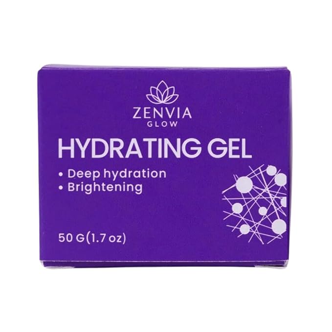 Gel Moisturizer for Face – Aloe Vera Gel for Face, Hydrating Gel Moisturizer, Face Cream Sensitive Skin, Oil-Free, Niacinamide & Vitamin E, Brightening & Soothing, Primer Friendly, 50 gram