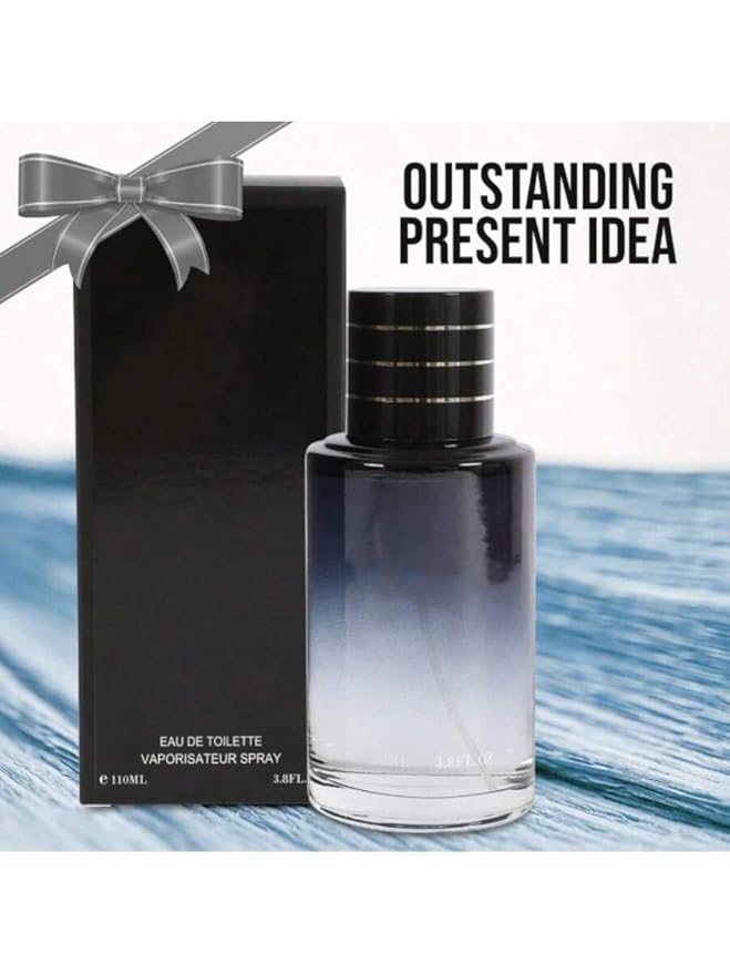 2PCS Valentine Milano/Su Eau De Toilette for Men-Fresh,Romantic Scent Perfume for Men 3.4 Fl Oz Each Mens Cologne For All Skin Daily Used