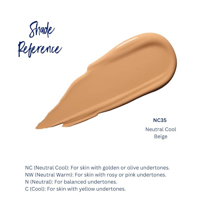 Best Bronze Bombshell Body Makeup - Tattoo Cover Up Makeup & Body Foundation Waterproof - Tattoo Concealer Waterproof for Scars, Varicose Veins Cover Up & Leg Foundation (NC35 Neutral Beige)