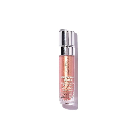 HydroPeptide Perfecting Gloss, Lip Plumping Gloss & Hydrating Treatment, Volumizing Collagen-Boosting Enhancer with Hyaluronic Acid & Peptides, Nude Pearl, 0.13 Ounce