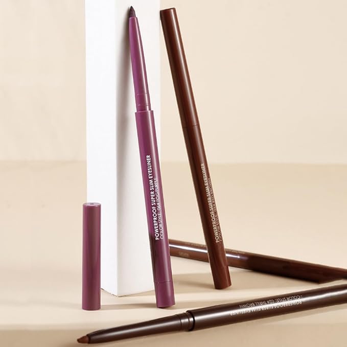 Kaely Dark Brown Gel Eyeliner Pencil, Smooth Eye Liner Waterproof Smudge Proof, Built in Sharpener, Long Lasting Eye Makeup, Vegan & Cruelty-Free, 02