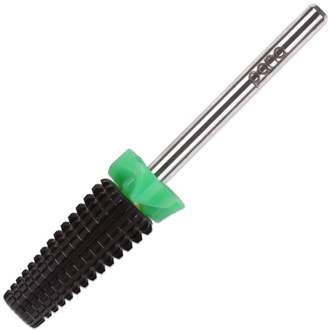 PANA 3/32" Shank 5-in-1 Nail Carbide Bit - (Triple Coarse - Coarse Grit, DLC Black) - Two Way Rotate use for Both Left and Right Handed Fast remove Acrylic or Hard Gel Machine