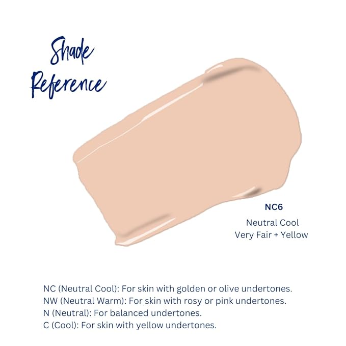 Best Bronze Bombshell Body Makeup - Tattoo Cover Up Makeup & Body Foundation Waterproof - Tattoo Concealer Waterproof for Scars, Varicose Veins Cover Up & Leg Foundation (NC6 Fair Radiance)