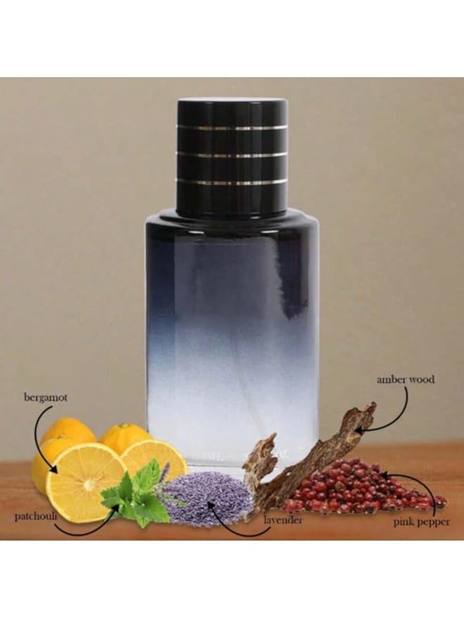 2PCS Valentine Milano/Su Eau De Toilette for Men-Fresh,Romantic Scent Perfume for Men 3.4 Fl Oz Each Mens Cologne For All Skin Daily Used