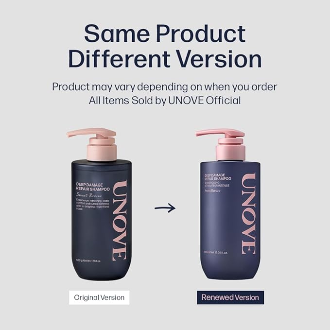 UNOVE Deep Damage Repair Shampoo 500ml/16.91fl.oz