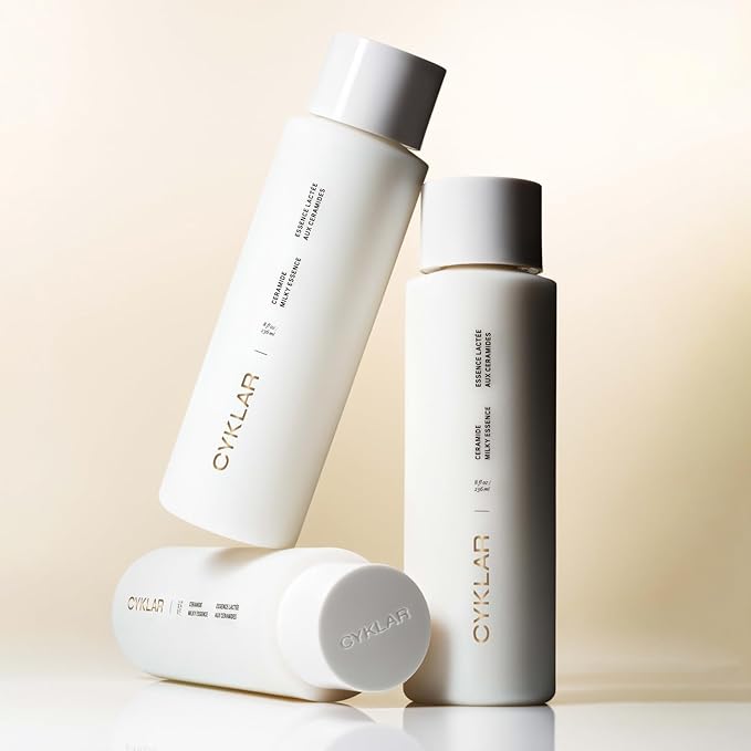 CYKLAR Ceramide Milky Essence – Unscented Body Lotion for Dry, Sensitive Skin – Lightweight Hydrating Ceramide Moisturizer for Skin Barrier with Polyglutamic Acid & Hydroxyethyl Urea - 8 fl oz