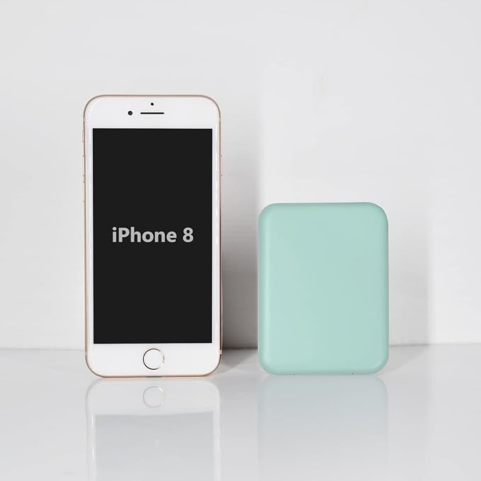 Kintion Pocket Mirror, 1X/3X Magnification LED Compact Travel Makeup Mirror with Light for Purse, 2-Sided, Portable, Folding, Handheld, Small Lighted Mirror for Gift, Cyan