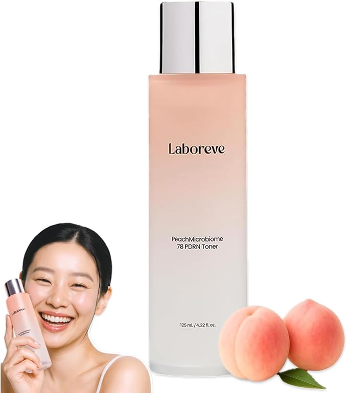 PeachMicrobiome 78 PDRN Toner | Vegan Peach PDRN Skin Barrier Toner | Niacinamide, Panthenol, Allantoin | Barrier Repair, Radiance & Soothing Care, Rebalancing Skin | Korean Skin Care