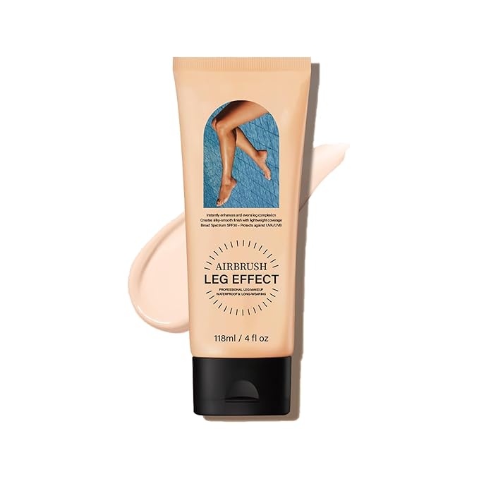 Leg Makeup Waterproof No Transfer, Light Long-Lasting, Easy Application, Legs & Body Concealer Makeup. (Fairest Glow)