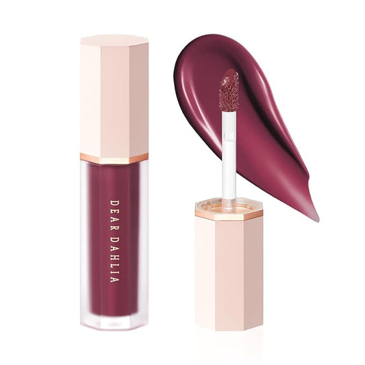 DEARDAHLIA Petal Drop Blush (Classy) - Weightless Buildable Liquid Blush with High-Pigment, Long-lasting Dewy Finish, Natural Flush. Hydrating, Vegan, Cruelty-Free Korean Makeup for Cheeks. 0.14 oz