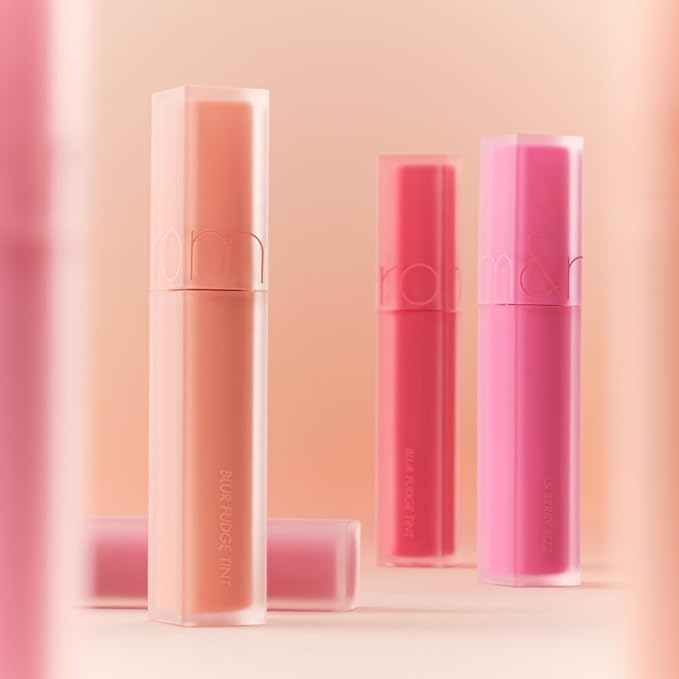 rom&nd BLUR FUDGE TINT 14 UNROSE: Velvety Matte Lip & Cheek Stain | K-Beauty Blurring Effect | Long-Lasting, Non-Drying Cream Formula with Vitamin E