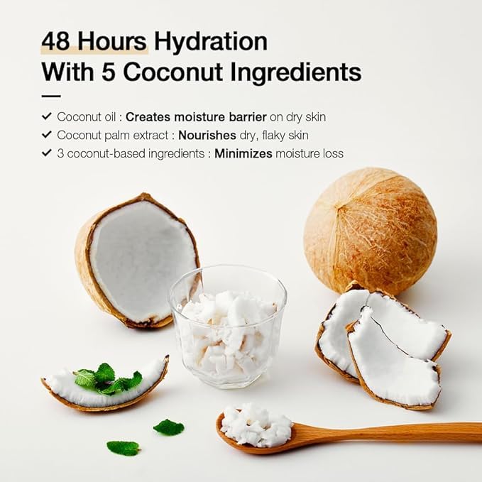 Karl&Hans Moisturizing Body Lotion – Cooling Hydration with Coconut-Derived Extracts, RICERA PDRN & Ceramide Complex, Lightweight, Refreshing Care (Fresh Mint)