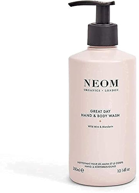 Neom – Great Day Hand & Body Wash, 300ml | Wild Mint & Mandarin | Gently Cleanse & Soften…