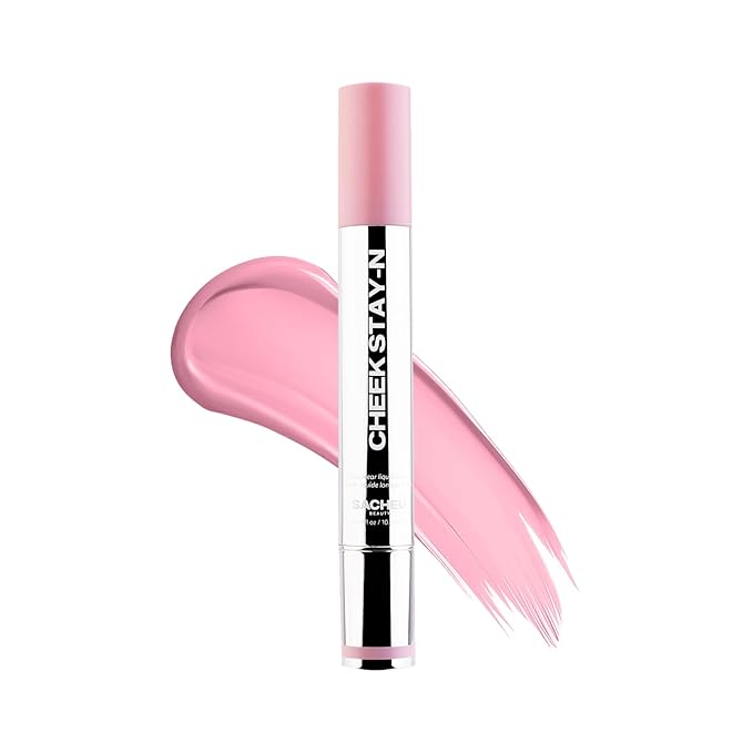 Sacheu Cheek STAY-N Liquid Blush for Cheeks — High Pigment, Buildable, Lightweight Cream Blush for Dewy & Radiant Flushed Cheeks — Long-lasting & Cruelty Free, I'm Cute