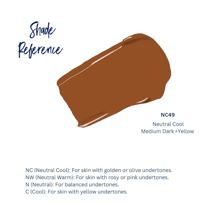 Best Bronze Bombshell Body Makeup - Tattoo Cover Up Makeup & Body Foundation Waterproof - Tattoo Concealer Waterproof for Scars, Varicose Veins Cover Up & Leg Foundation (NC49 Tan Glow)