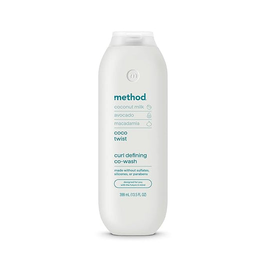 Method Curl Defining Co-Wash, Coco Twist, Coconut Milk + Avocado + Macadamia notes, 13.5oz