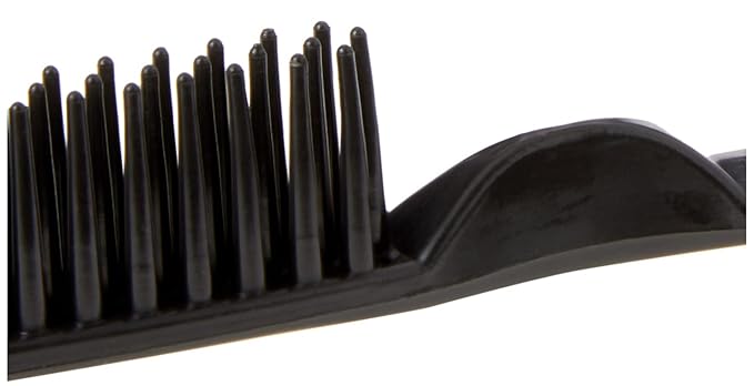 3 Row Styling Comb For Detangling, Defining And Separating Curls (Black)
