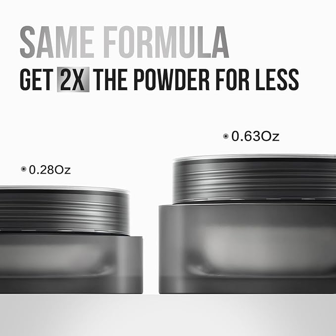 CARSLAN Soft Focus Loose Setting Powder, Waterproof, Matte, Oil Control, Shine Free, Talc-Free Face Powder Makeup, 24H Longwear Finishing Powder, 01 Translucent For Dry （0.63Oz）