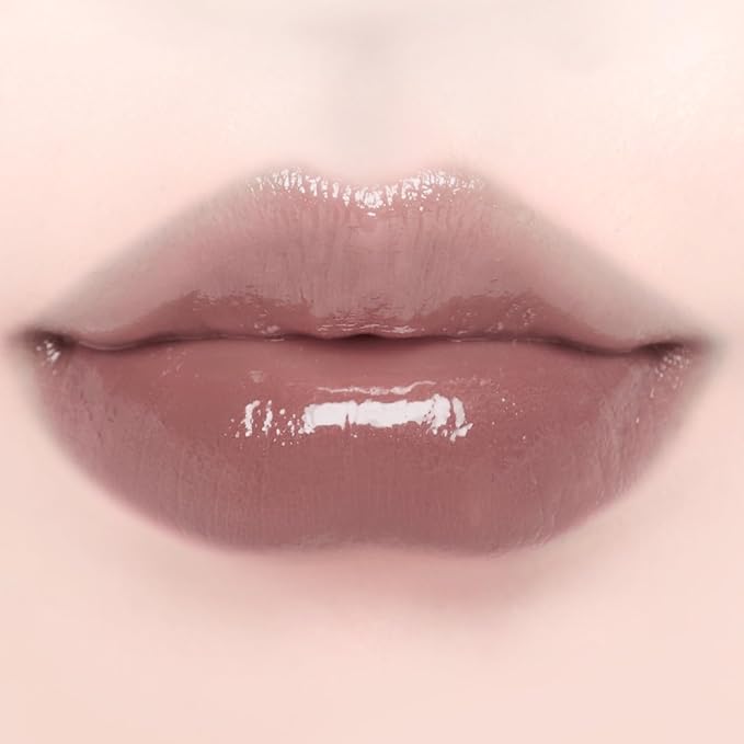 DINTO Blur-Glowy MINI Lip Tint (259 Deus) - Glossy Finish, Hydrating, Long Lasting, Lightweight Texture, Non-Sticky, Vegan & Cruelty-Free, Korean makeup (11 colors)