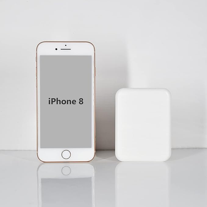 Kintion Pocket Mirror, 1X/3X Magnification LED Compact Travel Makeup Mirror with Light for Purse, 2-Sided, Portable, Folding, Handheld, Small Lighted Mirror for Gift, White