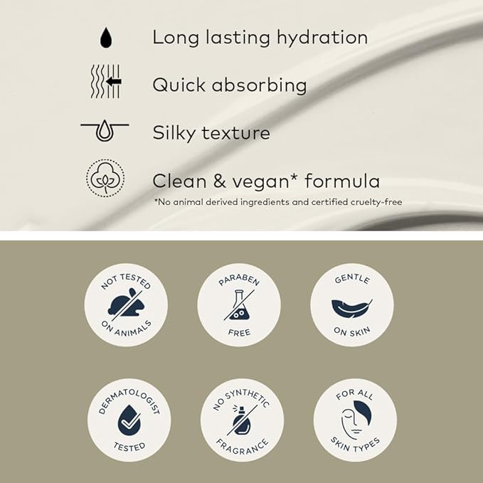 Onekind Mega Multitasker All-Day Moisturizer, Hydrating Face Cream with Hyaluronic Acid and Glycerin, Fragrance-Free Anti-Aging Moisturizer for Sensitive & Mature Skin, Clean Skincare, 1.7 oz