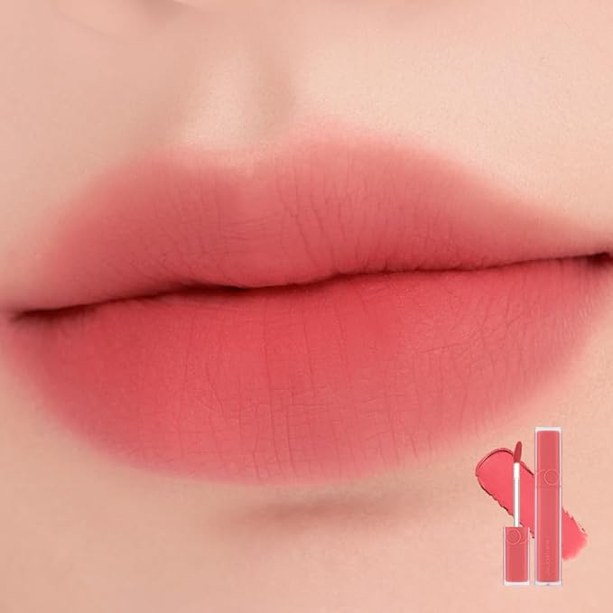 rom&nd BLUR FUDGE TINT 14 UNROSE: Velvety Matte Lip & Cheek Stain | K-Beauty Blurring Effect | Long-Lasting, Non-Drying Cream Formula with Vitamin E