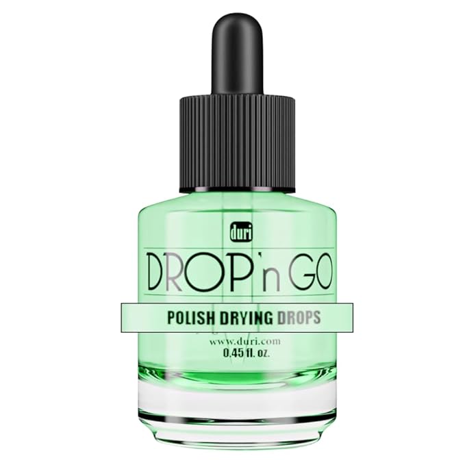 duri Drop'n Go Quick Dry Nail Drops - Fast Drying Drops for Long Lasting Nail Polish 0.45 fl. oz. (Pack of 1)