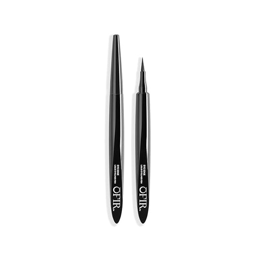 OFIR Eye Edge Liquid Eyeliner Pen | Water and Smudge Proof | Long Lasting Matte Finish, Soft Tip with Bold Pigment | Cruelty Free Formula | Black Eyeliner for Women | Onyx - Black | 0.04 Fl Oz