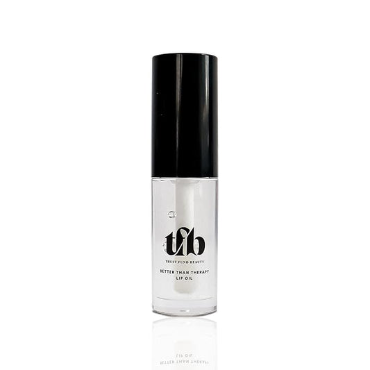 Trust Fund Beauty - Better Than Therapy Lip Oil - Clear, Softening, Moistening, 3mL, 0.1 oz. Vegan, Cruelty-Free, Nontoxic
