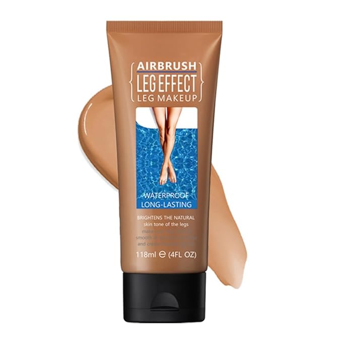 Leg Makeup Waterproof, No Transfer Body Concealer, Coverage for Vein, Scar, Tattoo (#03 Bronze, 1Pc)