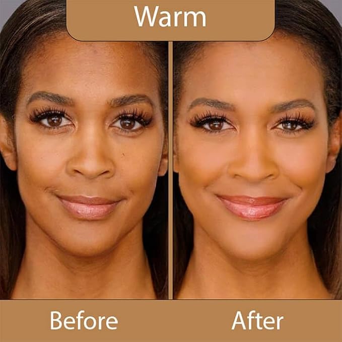 LUMINESS Silk Airbrush Spray Foundation 3-PC Kit - Foundation, Primer & Dual-Sided Angled Makeup Brush - Buildable Coverage, Anti-Aging Formula, Humidity Resistant, Hydrates & Moisturizes, Warm