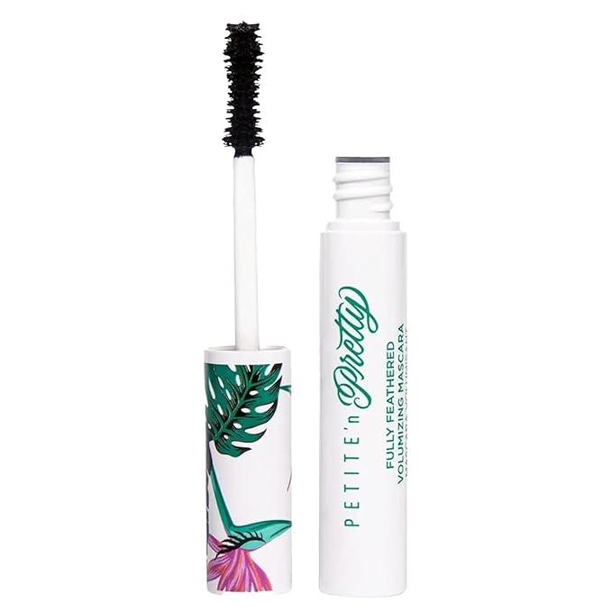 Petite 'n Pretty Fully Feathered Volumizing Mascara - Non-Toxic Makeup for Kids, Tweens and Teens - Adds Instant Thickness and Definition