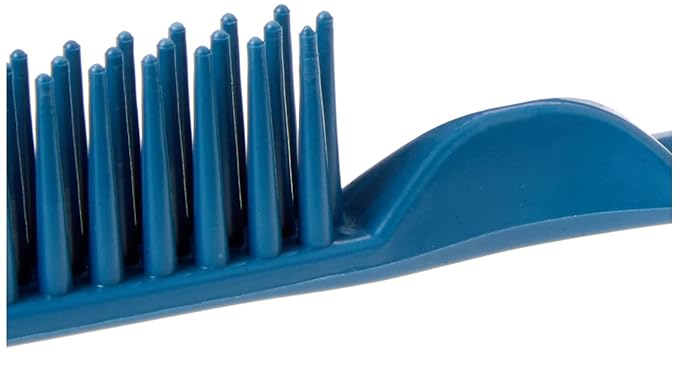 3 Row Styling Comb For Detangling, Defining And Separating Curls (Blue)