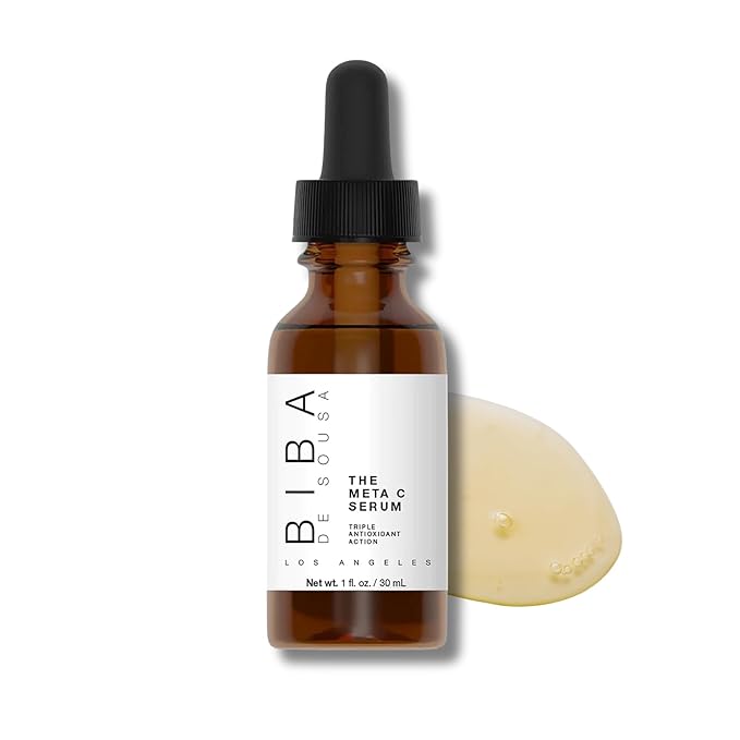 Biba De Sousa The Meta C Serum- Triple Vitamin C, Topical Skin Vitamin- For all Skin Types (1oz)