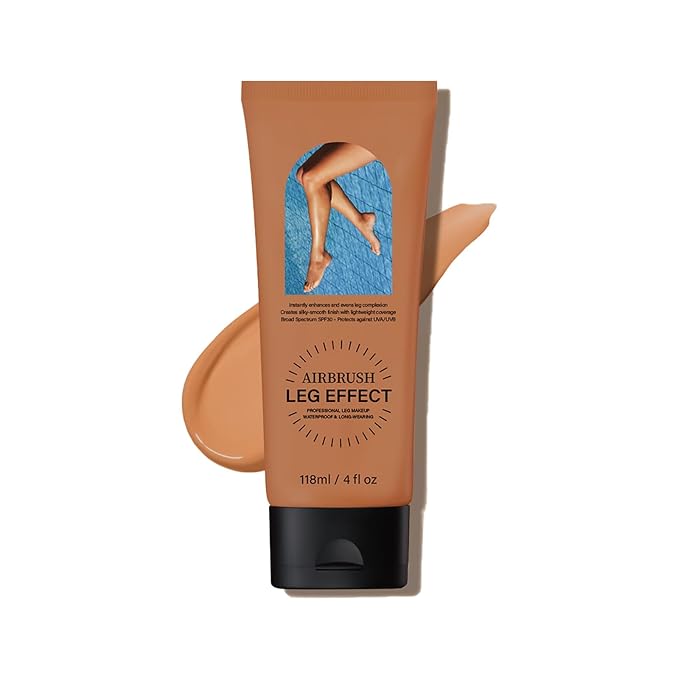 Leg Makeup Waterproof No Transfer, Light Long-Lasting, Easy Application, Legs & Body Concealer Makeup. (Bronze)
