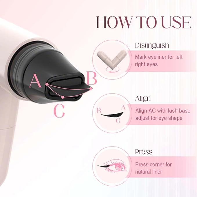 Gel Eyeliner Pencil Set, 2025 New Waterproof Eyeliners, Innovative Design Eyeliner Stamp for Daily Makeup, Quick Shaping Eyeliners Tool for Beginners (Black)