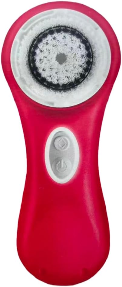 Clarisonic Mia 2 Sonic Facial Cleansing Brush System with Sensitive Brush Head (Bright red)
