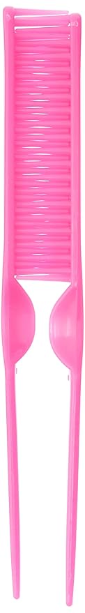 3 Row Styling Comb For Detangling, Defining And Separating Curls (Pink)