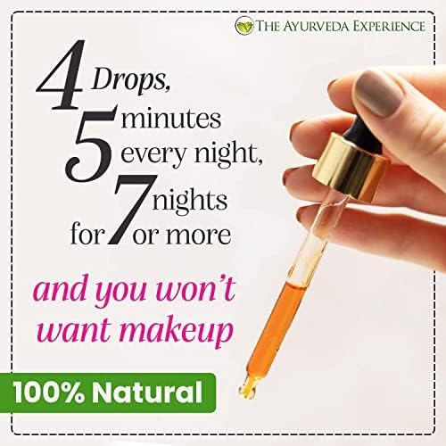 Brightening Saffron Face Oil – iYURA Kesaradi | 100% Natural & Authentic Ayurvedic | Works in 3 Drops Daily for Visibly Brighter, Glowing, Youthful Skin | Non-Greasy & Lightweight | 1.69 fl oz (50 ml)