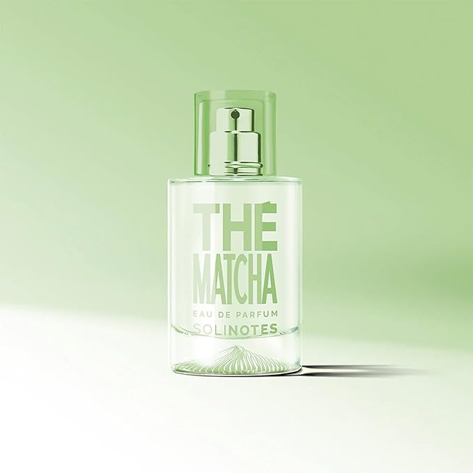 Solinotes Matcha Tea Perfume for Women, 1.7 Fl Oz/ 50 ML Eau De Parfum, Delicate Floral and Soothing Scent with Premium Ingredients - Clean Perfume, Cruelty Free, Vegan, Made in France