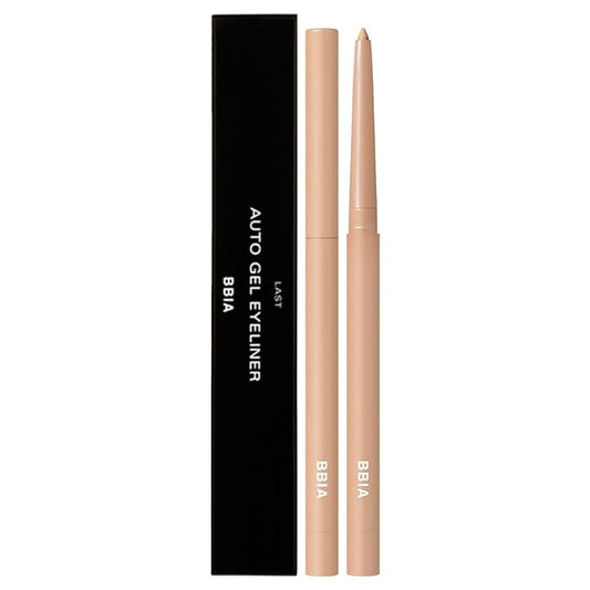 BBIA Last Auto Gel Eyeliner 17 Color – Multi-Use Longwear & Waterproof Mechanical Eye Liner Easy Drawing with Smooth Texture Smudge-Resistant Shadow & Glitter Vegan Korea Eye Makeup (12 CREAM BEIGE)