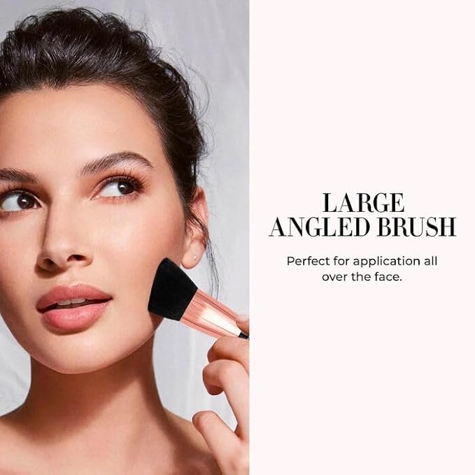 LUMINESS Airbrush Spray Silk Foundation Starter Kit - Light Medium - Foundation, Primer & Dual-Sided Angled Buffing Brush - Medium, Buildable Coverage, Anti-Aging Formula Hydrates & Moisturizes