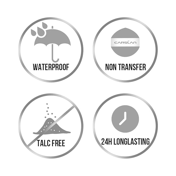 CARSLAN Soft Focus Loose Setting Powder, Waterproof, Matte, Oil Control, Shine Free, Talc-Free Face Powder Makeup, 24H Longwear Finishing Powder, 01 Translucent For Dry （0.63Oz）